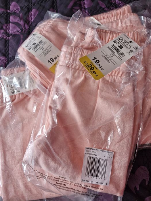 Pantaloni fetițe 2-3 ani 92-98