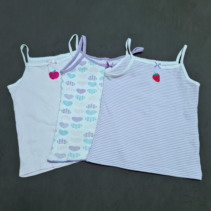 Майки белые и разноцветные