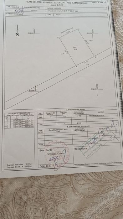 Teren intravilan Adjud str Primaverii