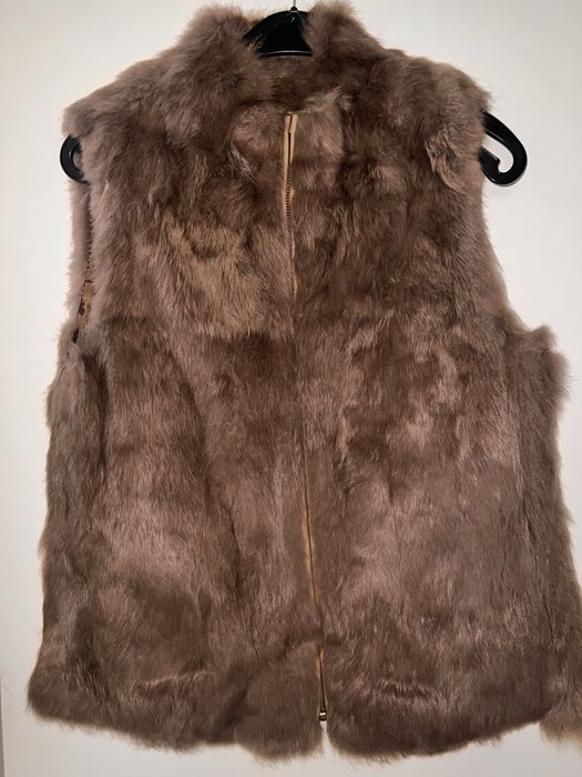 Елек от заешка кожа М