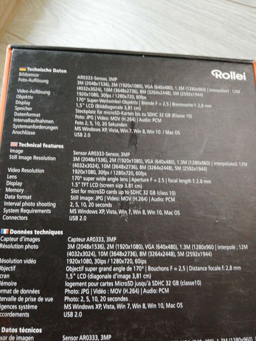 Camera actiune Rollei Actioncam 333 1080p waterproof Noua