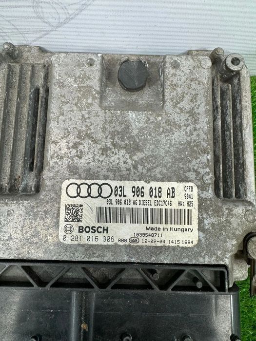 ecu calculator motor audi vw 2.0 diesel cod: 03l906018ab / 0281016306