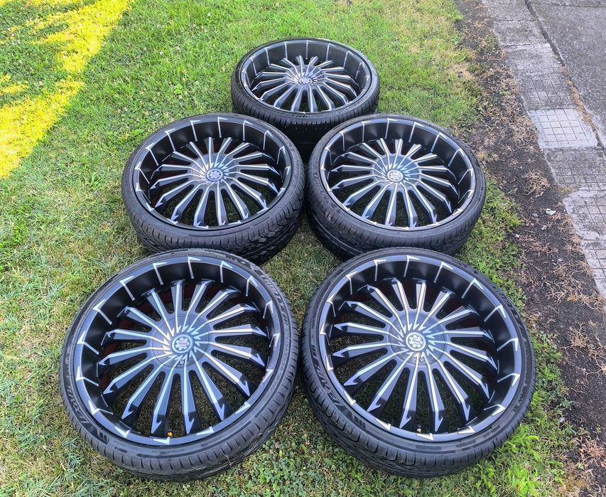 24 цола джанти Scarlet SW5 с летни гуми за BMW RANGE ROVER Chevrolet