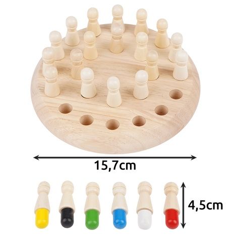 Дървен мемори шах Kruzzel  26251