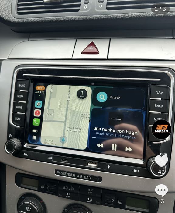 Vand navigatie auto dedicat Volkswagen/Skoda/Seat carplay qled ambientale