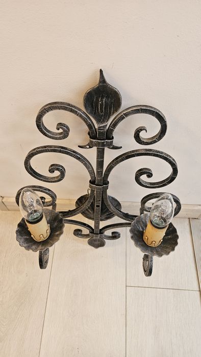 Aplica perete fier forjat vintage