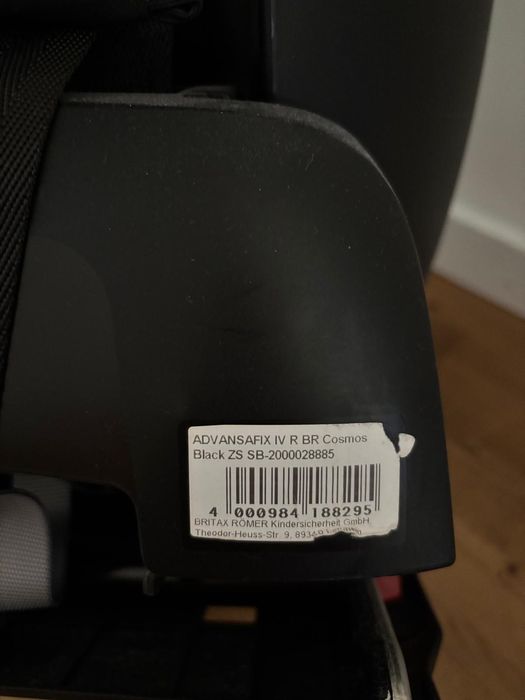 Scaun de mașină Britax Romer Advansa Fix IV, 9-36 kg, stare f bună