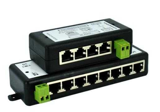 PоE Injector РоЕ Splitter Ethernet LAN Захранване ПОЕ Инжектор Сплитер