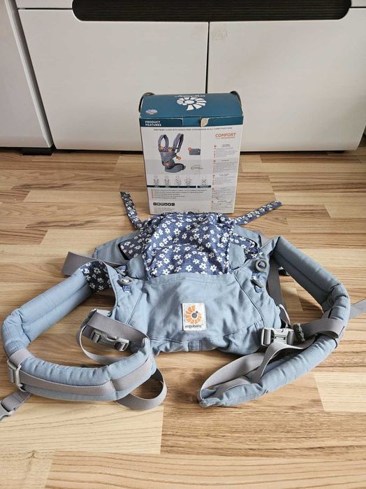 Marsupiu Ham Omni 360 Ergobaby Blue, pana la 20 kg - Stare foarte buna
