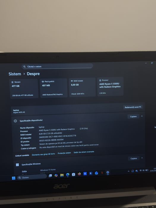 laptop Acer Aspire 5