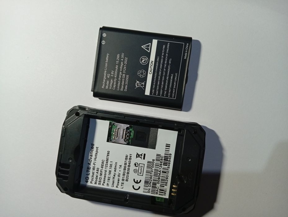 Choʻntak Router 4G/5G | 4000 mAh