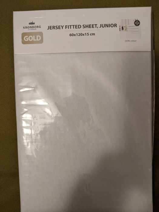 Чаршаф с ластк 120/60, памучно трико