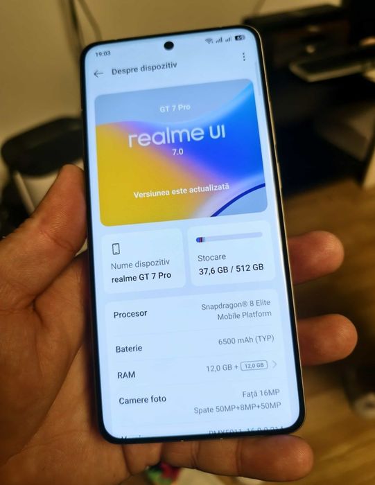 Vând sau Schimb Realme GT7 PRO 512GB