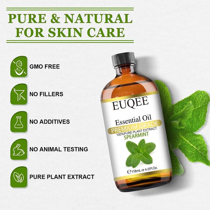 Етерично масло от Мента EUQEE Spearmint аромат Дифузер козметика сапун