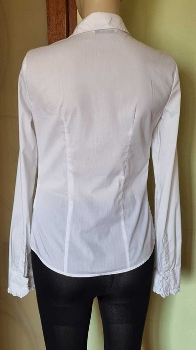 Camasa alba Liu Jo, bumbac 68%, poliamid si elastan 32%, marimea 40 it (S)