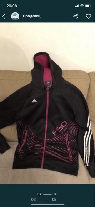 Толстовка  на молнии . Размер М