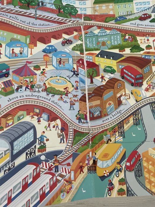 Usborne set tren si masina