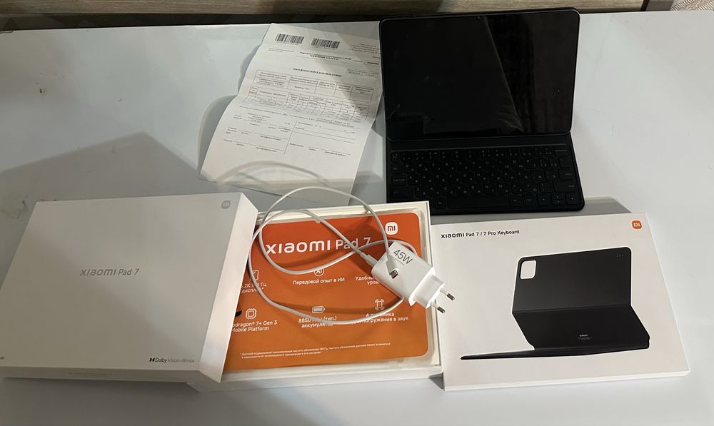 Xiaomi pad 7 8/128gb + оригинал клавитура Xiaomi