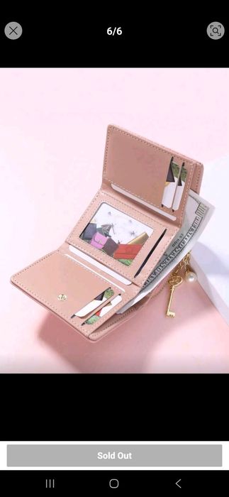 Дамско розово портмоне