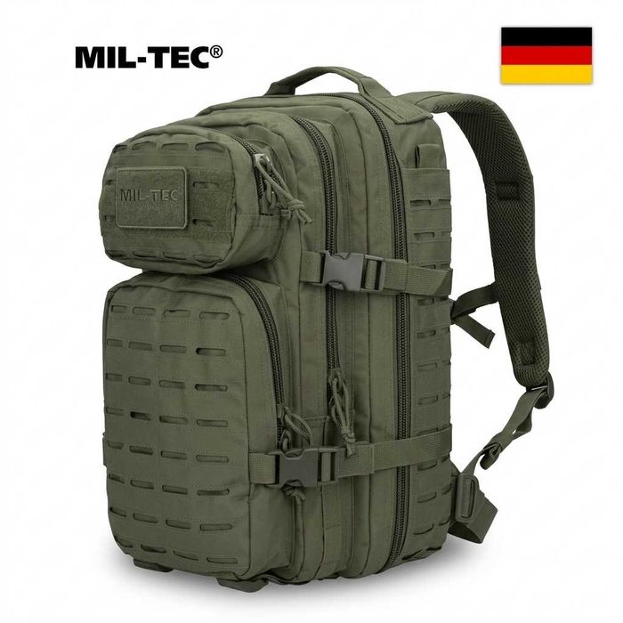 Impermeabil RANITA RUCSAC MILITAR MIL-TEC LASER-CUT - marime SMALL 20 litri - Ghiozdan Barbatesc Vanatoare Pescuit Camping Drumetie Munca Airsoft