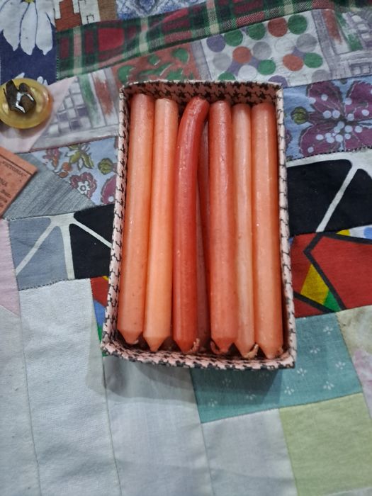 Set vechi lumânări pentru  brad vintage