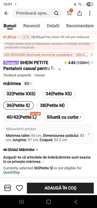 Pantaloni imitație piele