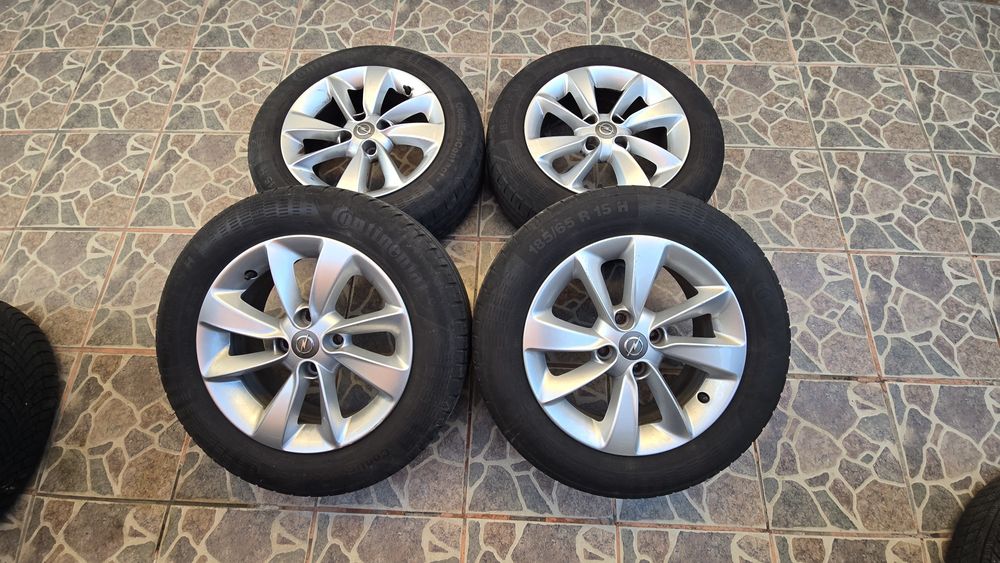 Jante aliaj 4x100 Corsa Anvelope vara 185 65 r15 opel corsa E