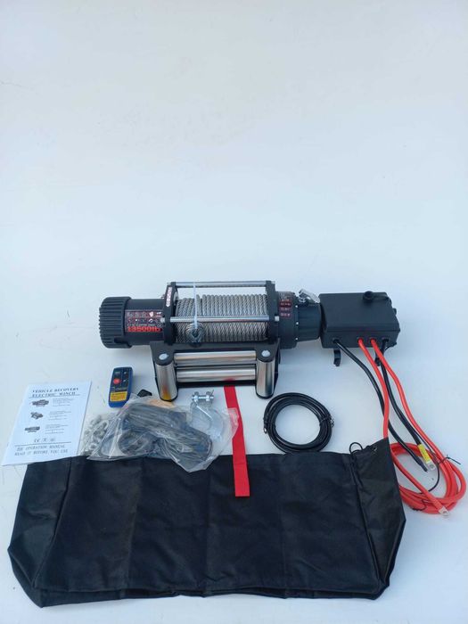 Troliu auto 12 V ,Troliu 13500lbs,troliu 6.2 tone forta nou cu factura