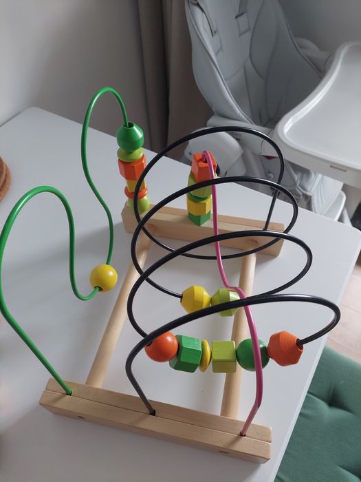 Labirint cu bile din lemn IKEA