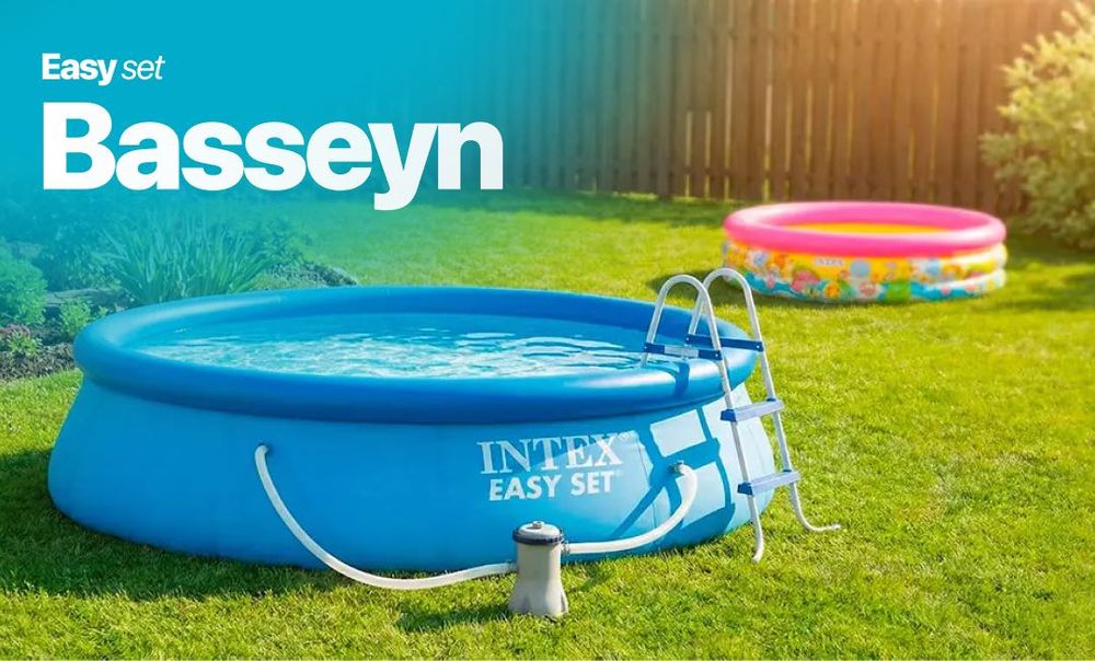 Ishiriladigan INTEX basseynlar — turli o‘lchamlar, optom narxlar