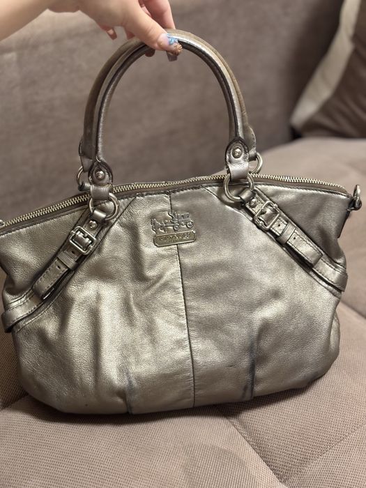Coach Madison Metallic Sophia Satchel