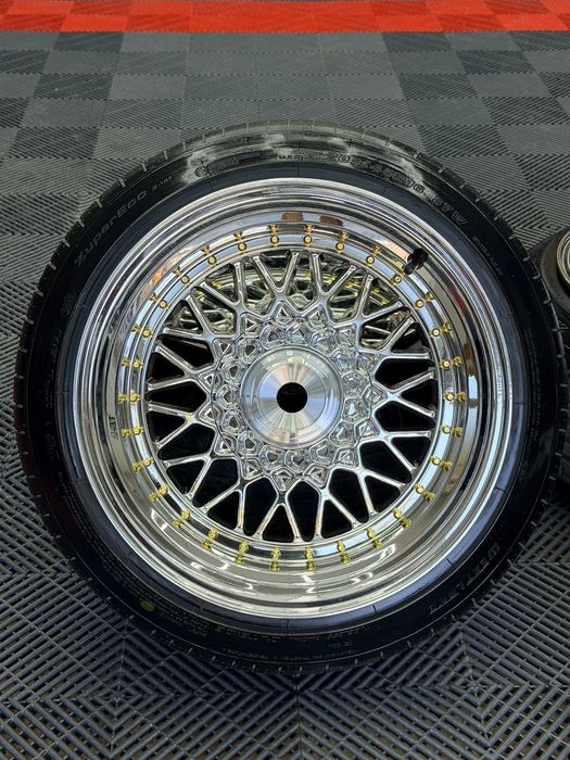 Jante Aliaj Cromate / Full Chrome 4x100 - 4x108 16 Cu Anvelope De vara 205 45 16