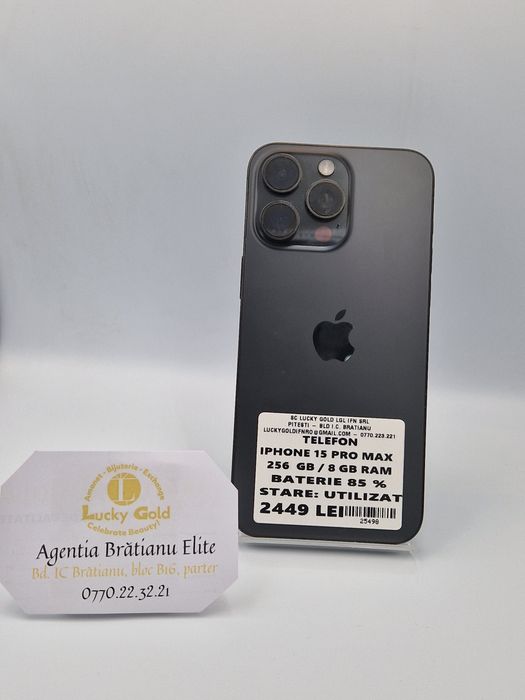 Iphone 15 Pro Max 256 GB Bat 85 cod 25498