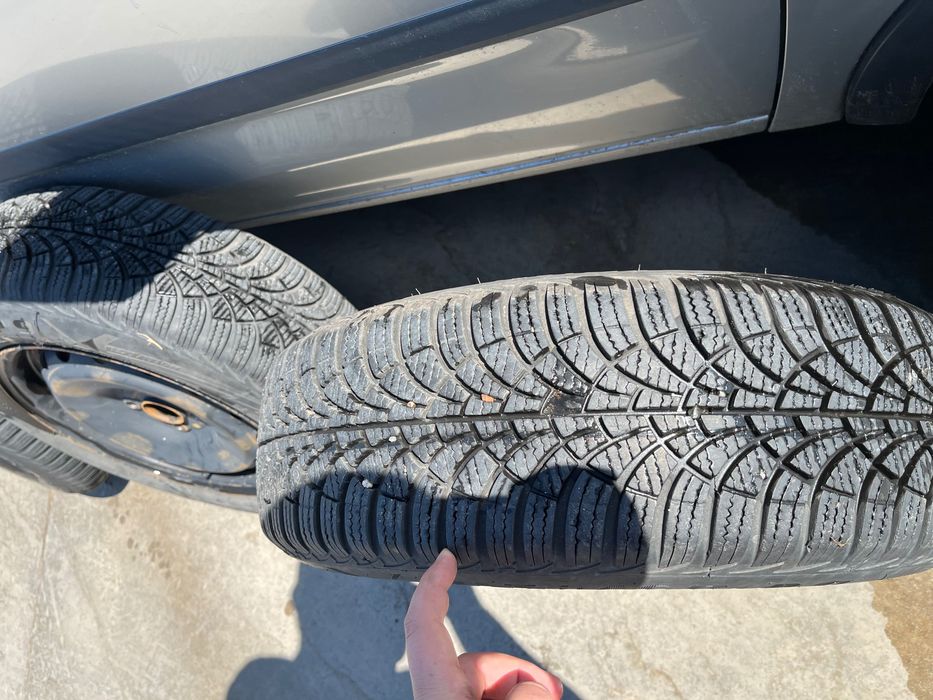 Стоманени джанти 15" 4х100 за Hyundai/Kia с зимни гуми Goodyear 185/65/15