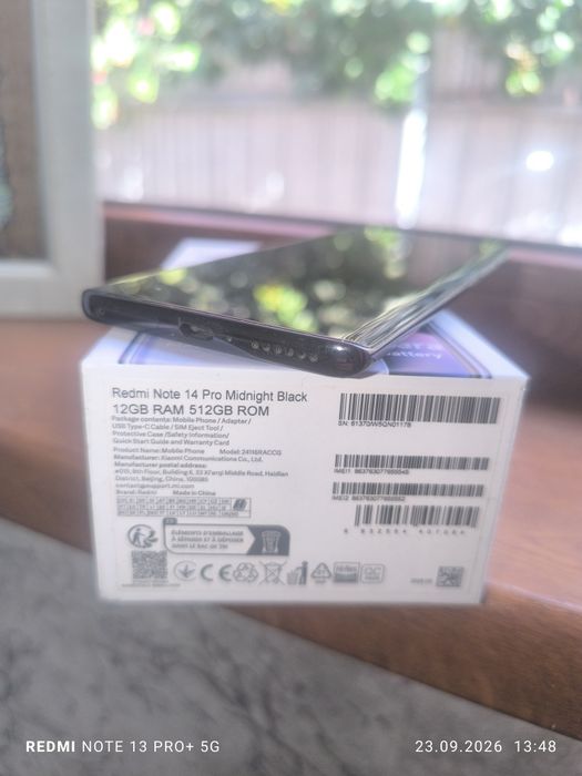 Xiaomi redmi note 14 pro 12/512