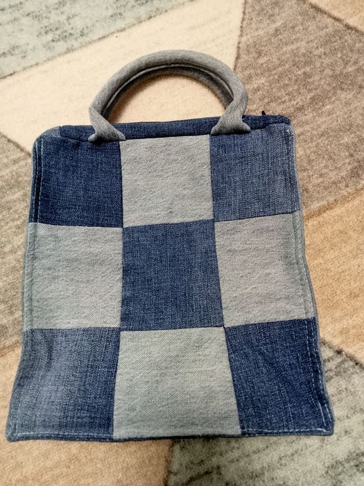 Джинсовая сумка ручной работы