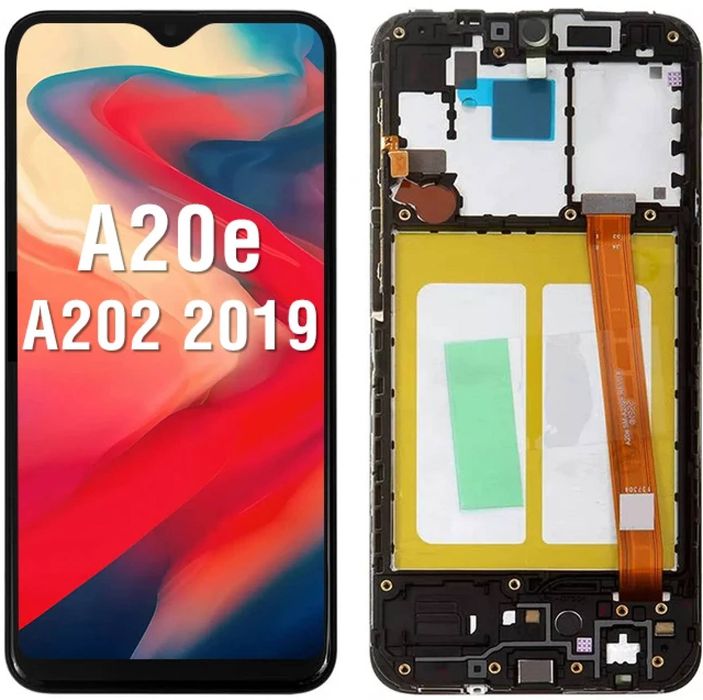Ecran Display Samsung Galaxy A20E A202 cu rama, LCD