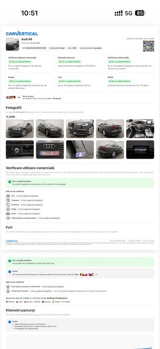 Audi A6 Ultra S-Line 2.0 190CP Automat - Deosebit !