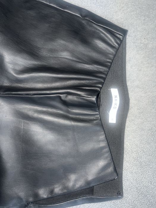 Pantaloni imitație piele vătuiți