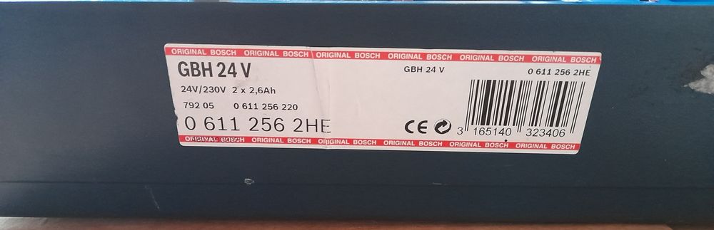 "Bosch GBH 24V SDS+" Професионален акумулаторен перфоратор