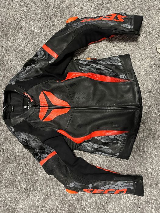 Geacă moto SECA portocalie
