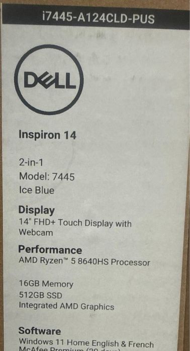Новый Dell inspiron 14