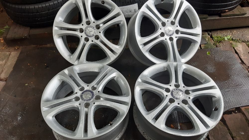 Set 4 jante aliaj r17 Mercedes 5x112 Volkswagen preț fix 1100 lei setu
