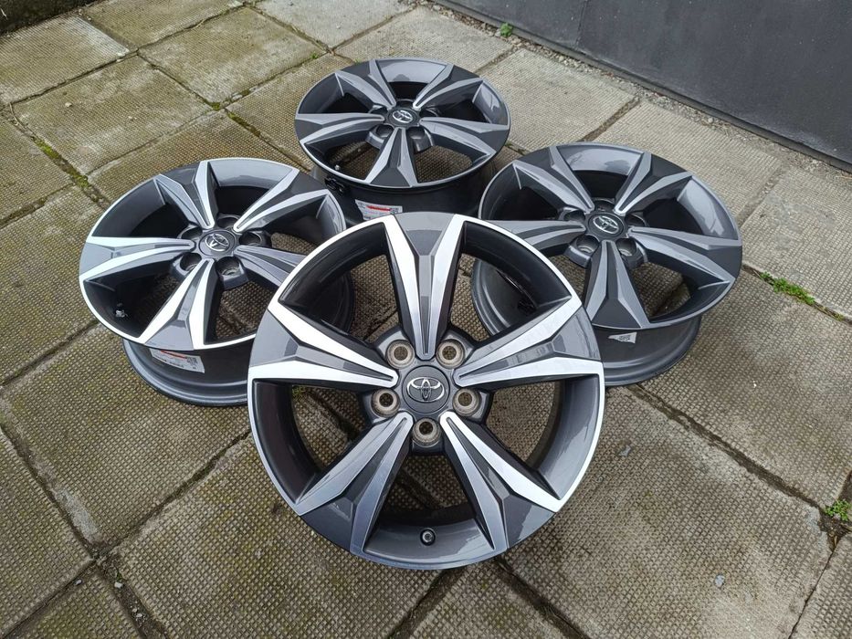 ОРИГИНАЛНИ джанти 17 цола 5x114,3 ТОЙОТА / TOYOTA + датчици 6,5J ET45