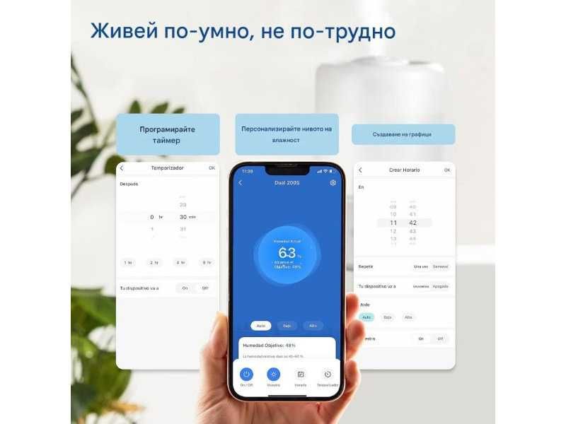 Смарт Овлажнител за Въздух с Ароматерапия Levoit LUH-D301S, 3L