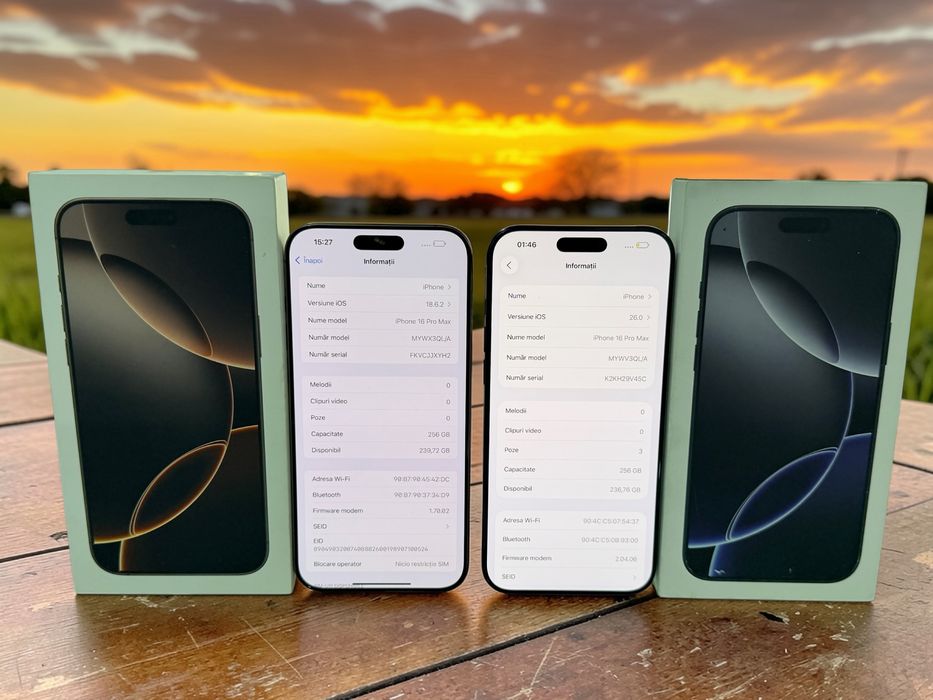 iPhone 16 Pro Max Preț 4200 lei buc