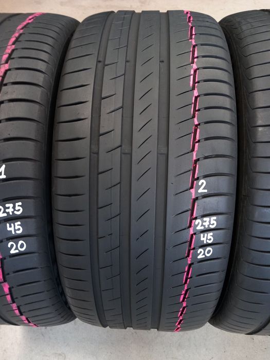 275/45/20- XL-4бр.Continental PremiumContact-Неразличими от НОВИ-DEMO
