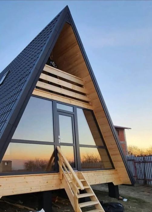 Vând cabană din lemn afrem