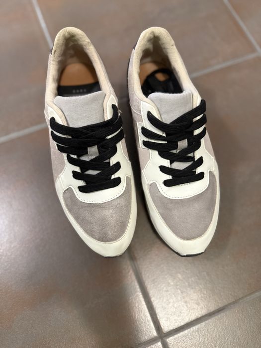 Маратонки Zara в бордо и нюд