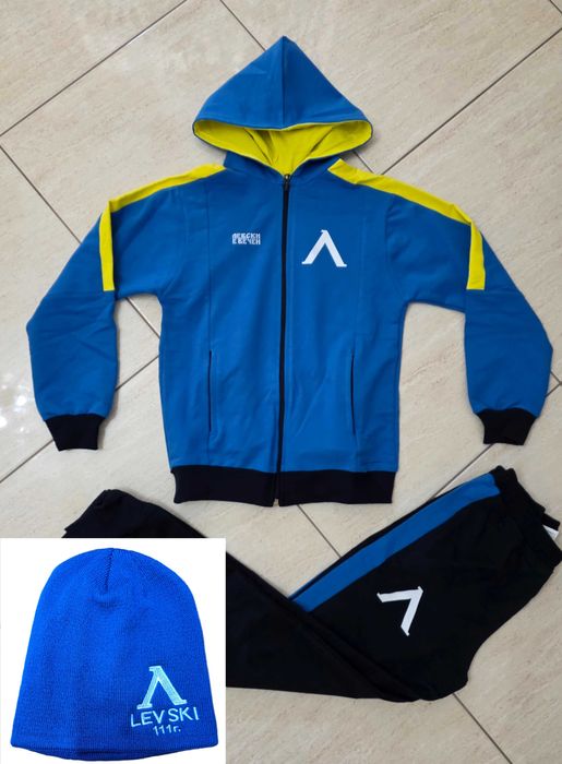 Yamal Сет Зимна Шапка + Детски анцуг Комплект Шарен Барселона